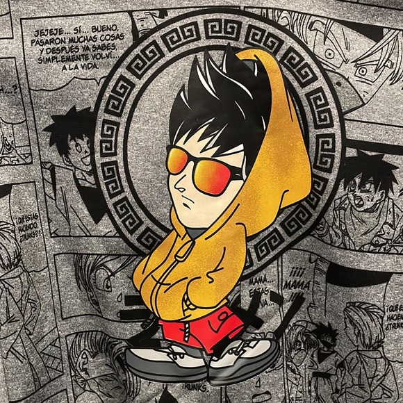 Kids size 6 Spanish comic book sweatshirt - Picture 2 of 7